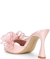 Gianni Bini Haley Flower Rhinestone Slide Dress Sandals