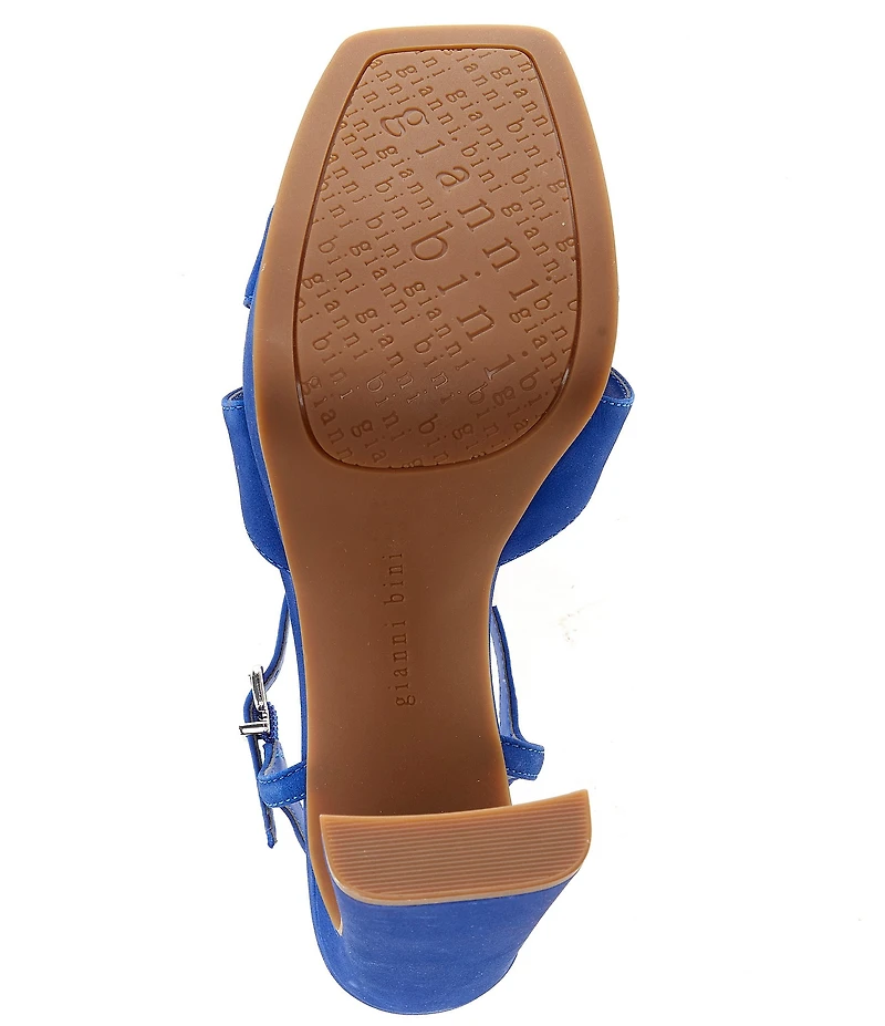 Gianni Bini Halliday Nubuck Suede Platform Dress Sandals