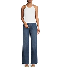 Gianni Bini Halter Neck Sleeveless Knit Tank Top