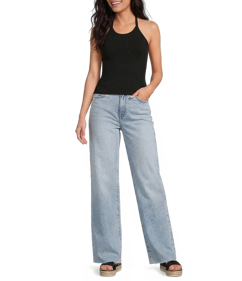 Gianni Bini Halter Neck Sleeveless Knit Tank Top