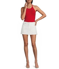 Gianni Bini Halter Neck Sleeveless Knit Tank Top