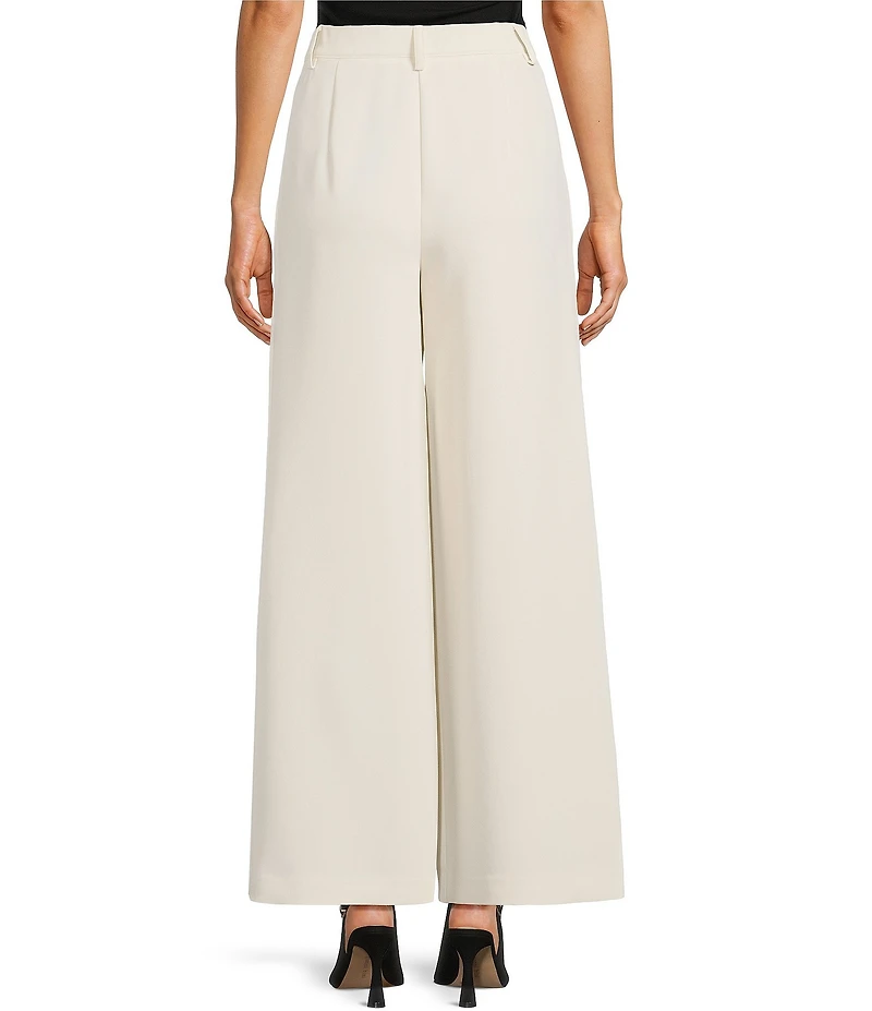 Gianni Bini Harlow Crepe Wide Leg Coordinating Trouser Pants