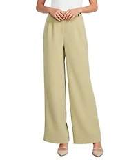 Gianni Bini Harlow Crepe Wide Leg Coordinating Trouser Pants