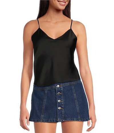 Gianni Bini Harper Satin V-Neck Cami