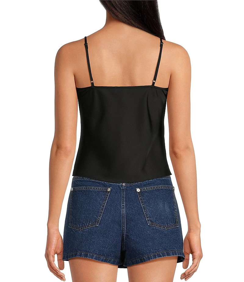 Gianni Bini Harper Satin V-Neck Cami