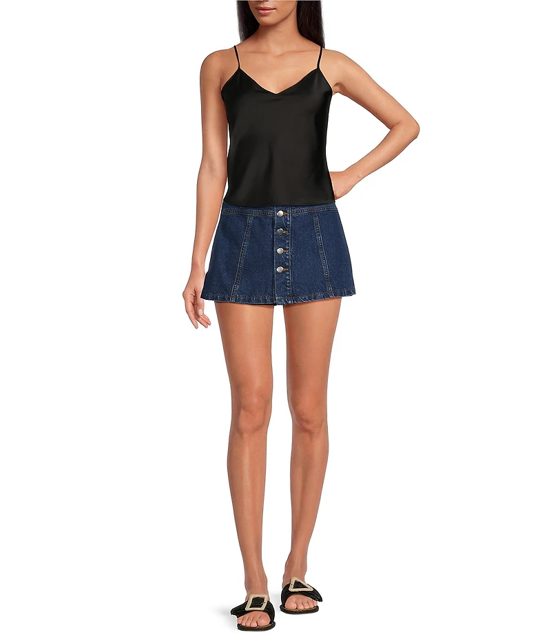 Gianni Bini Harper Satin V-Neck Cami