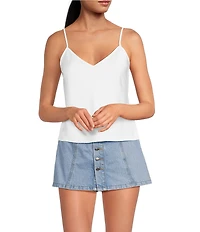 Gianni Bini Harper Satin V-Neck Cami