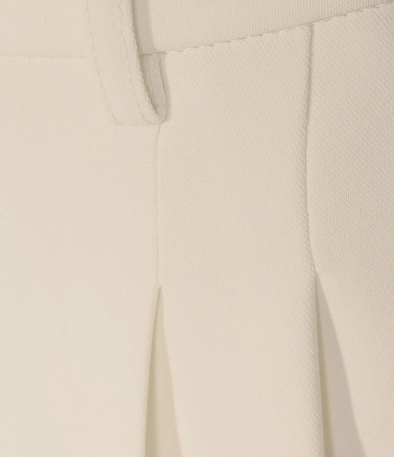 Gianni Bini Hartley Crepe Pleated Straight Wide Leg Coordinating Pants