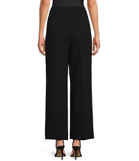 Gianni Bini Hartley Crepe Pleated Straight Wide Leg Coordinating Pants
