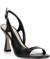 Gianni Bini Hines Leather Slingback Dress Sandals