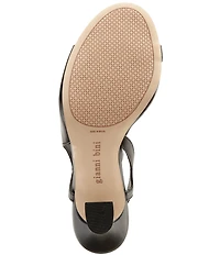 Gianni Bini Hines Leather Slingback Dress Sandals