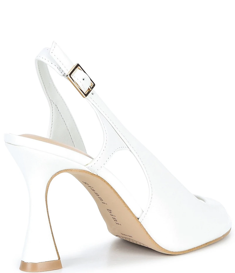 Gianni Bini Hines Leather Slingback Dress Sandals