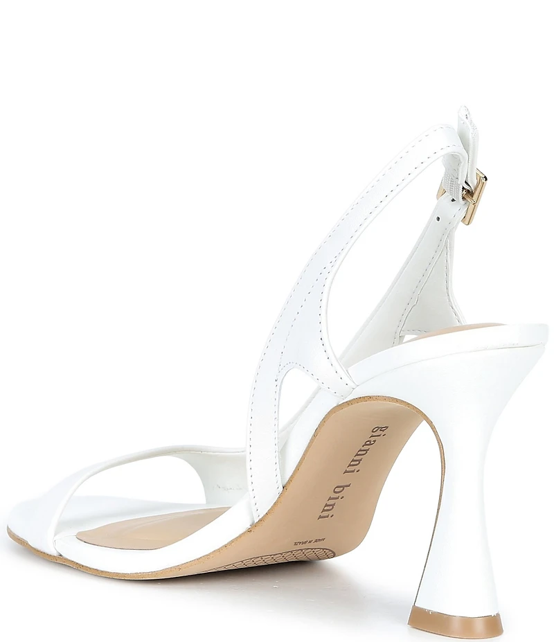 Gianni Bini Hines Leather Slingback Dress Sandals