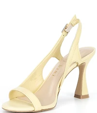 Gianni Bini Hines Leather Slingback Dress Sandals