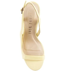 Gianni Bini Hines Leather Slingback Dress Sandals