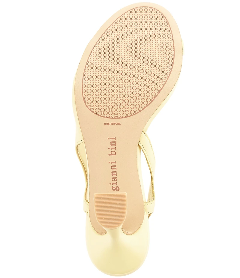 Gianni Bini Hines Leather Slingback Dress Sandals