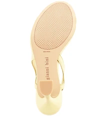 Gianni Bini Hines Leather Slingback Dress Sandals