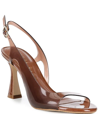 Gianni Bini Hines Clear Slingback Dress Sandals