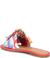 Gianni Bini Jaxson Two Print Mismatched Buckle Ornament Slide Sandals