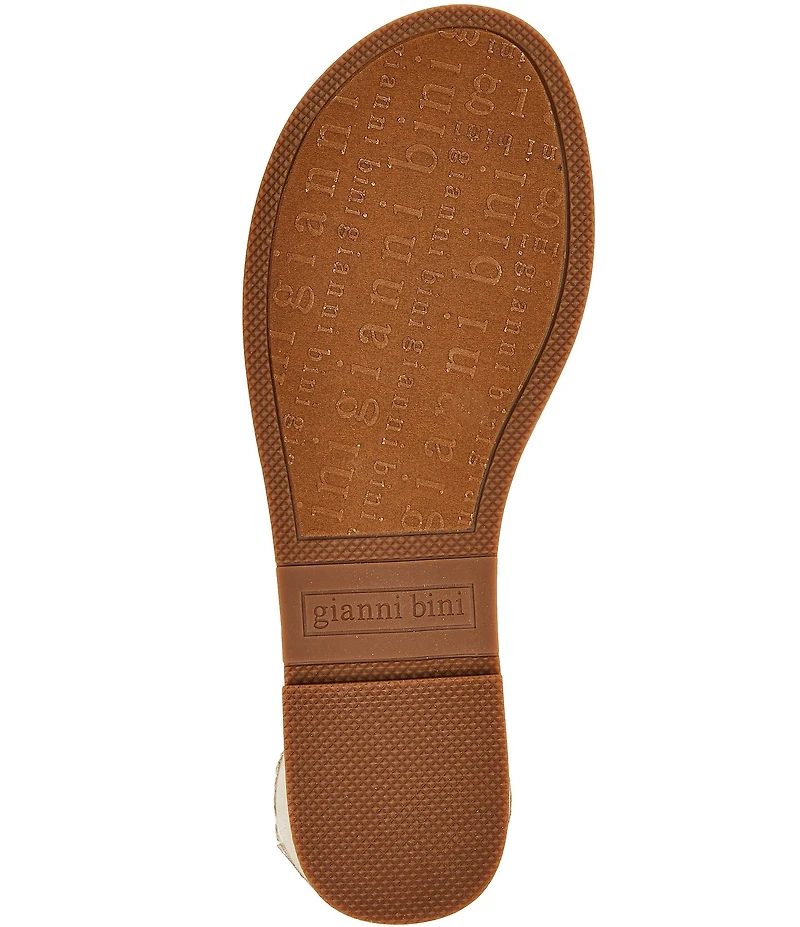 Gianni Bini Jaxx Clear Mismatched Rhinestone Ornament Flat Slide Sandals