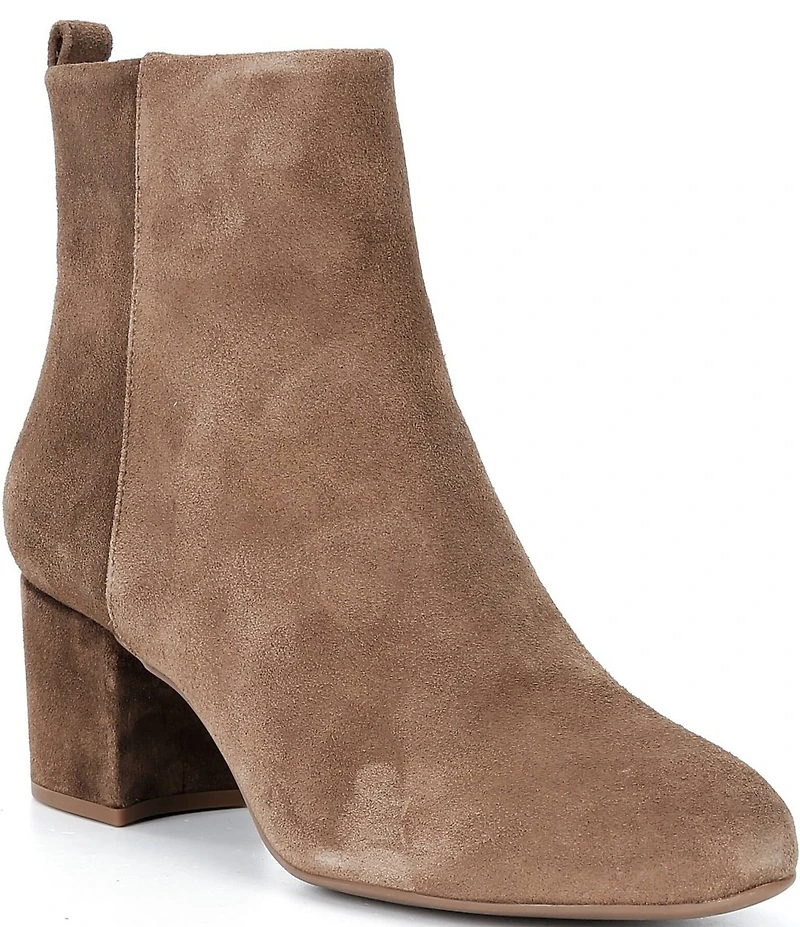 Gianni Bini Jaydennn Suede Block Heel Booties