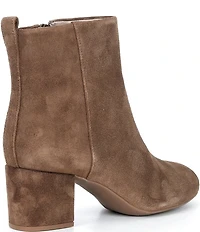 Gianni Bini Jaydennn Suede Block Heel Booties