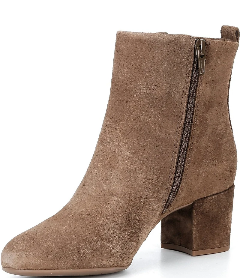 Gianni Bini Jaydennn Suede Block Heel Booties