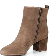Gianni Bini Jaydennn Suede Block Heel Booties