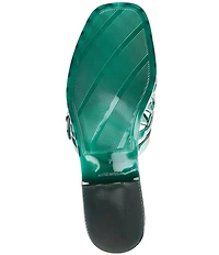 Gianni Bini Jayne Jelly Woven Mary Jane Flat Mules