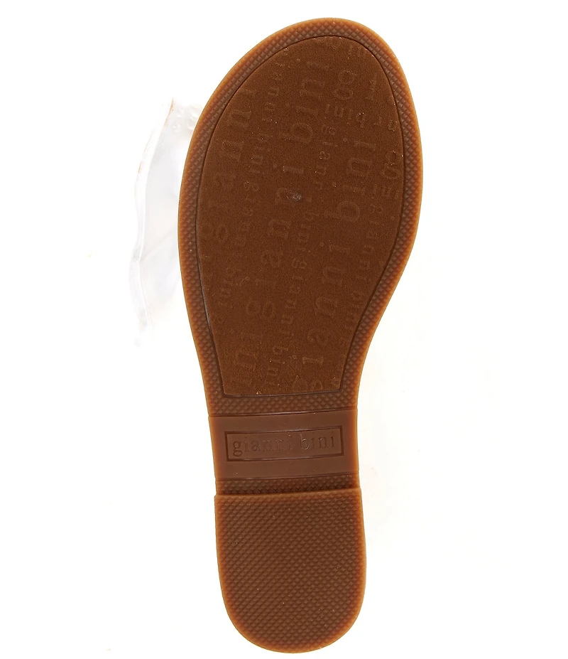 Gianni Bini Jelen Mismatched Pearl Starfish Ornament Slide Sandals