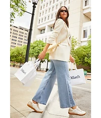 Gianni Bini Jemma Ruched 3/4 Sleeve Shawl Collar Twill Boyfriend Blazer