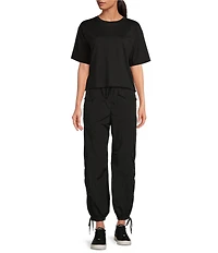 Gianni Bini Jersey Knit Crew Neck Short Sleeve Relaxed Tee Shirt