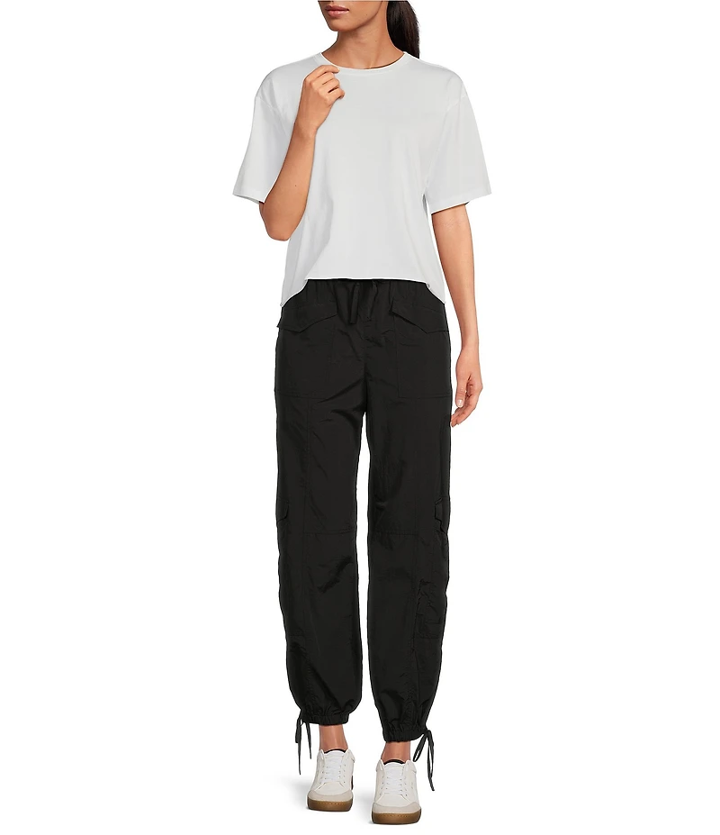 Gianni Bini Jersey Knit Crew Neck Short Sleeve Relaxed Tee Shirt