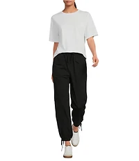 Gianni Bini Jersey Knit Crew Neck Short Sleeve Relaxed Tee Shirt