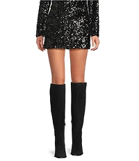 Gianni Bini Josie Sequin Coordinating Mini Skirt