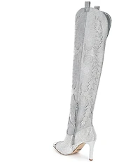 Gianni Bini KatyannaTwo Over-the-Knee Rhinestone Embellished Western Dress Boots