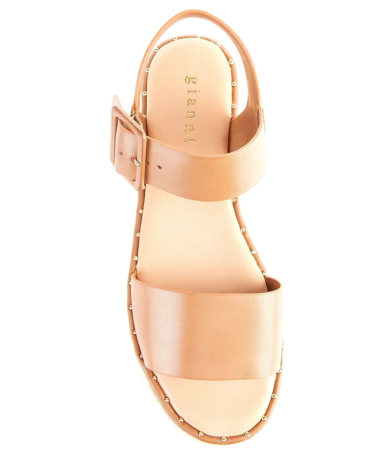 Gianni Bini Keegan Buckle Detail Espadrille Platform Sandals