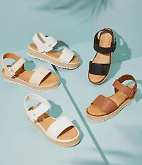 Gianni Bini Keegan Buckle Detail Espadrille Platform Sandals