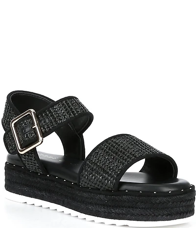Gianni Bini Keegan Raffia Espadrille Platform Sandals