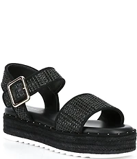 Gianni Bini Keegan Raffia Espadrille Platform Sandals