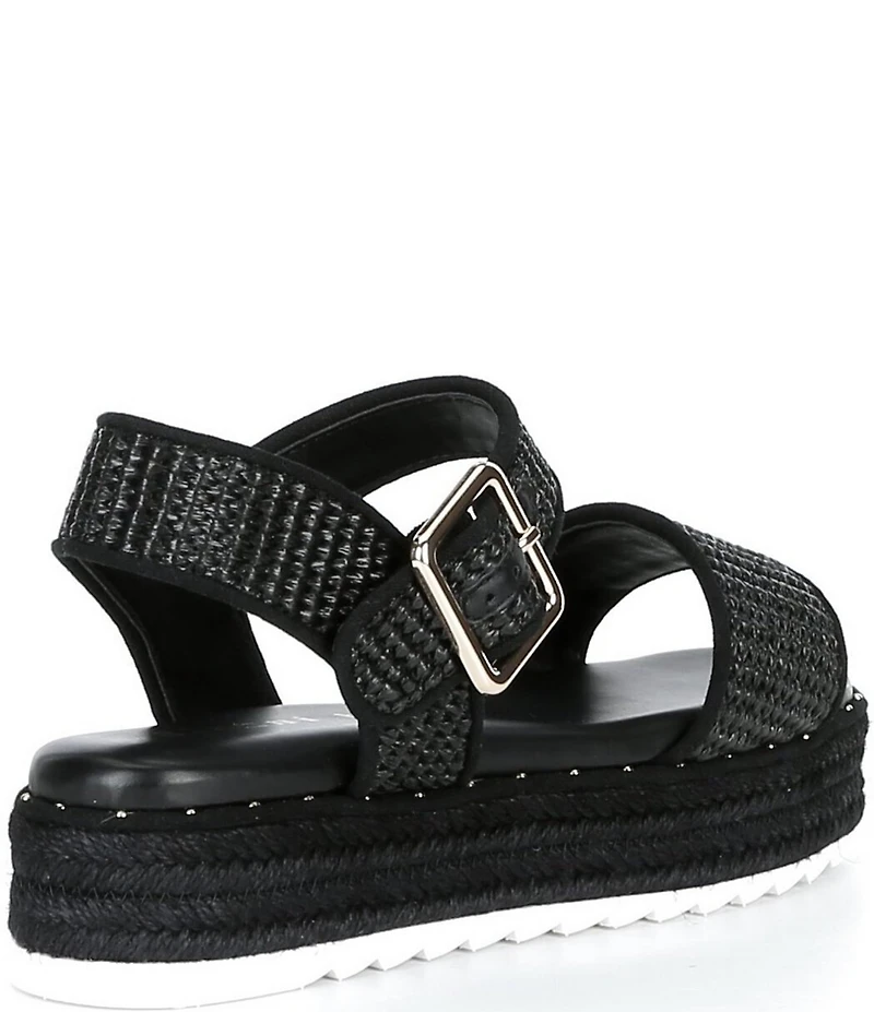 Gianni Bini Keegan Raffia Espadrille Platform Sandals