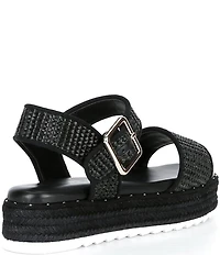 Gianni Bini Keegan Raffia Espadrille Platform Sandals