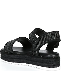 Gianni Bini Keegan Raffia Espadrille Platform Sandals