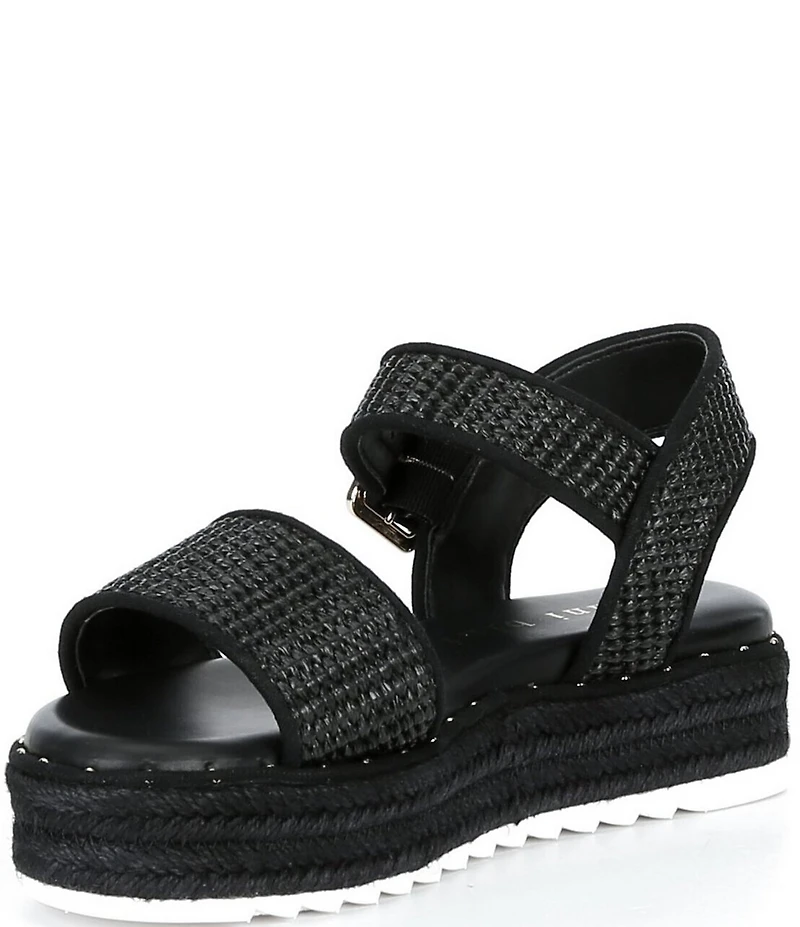 Gianni Bini Keegan Raffia Espadrille Platform Sandals
