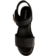 Gianni Bini Keegan Raffia Espadrille Platform Sandals