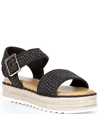 Gianni Bini Keegan Raffia Espadrille Platform Sandals