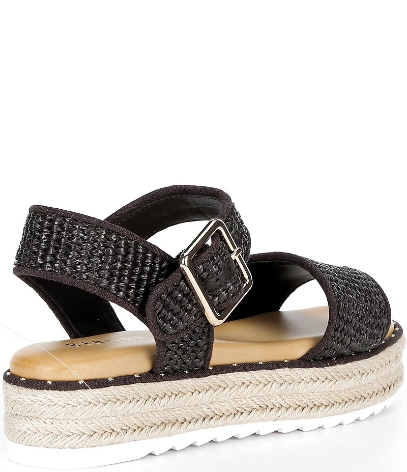 Gianni Bini Keegan Raffia Espadrille Platform Sandals
