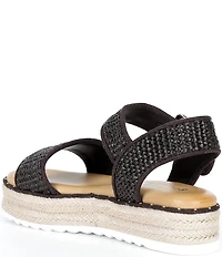 Gianni Bini Keegan Raffia Espadrille Platform Sandals