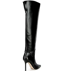 Gianni Bini Kemba Glossy Leather Over the Knee Stiletto Dress Boots