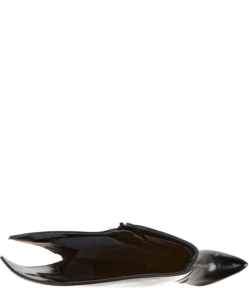 Gianni Bini Kemba Glossy Leather Over the Knee Stiletto Dress Boots